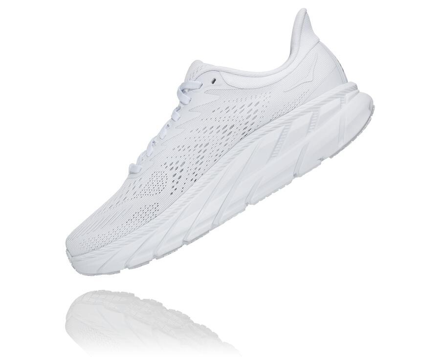 Hoka One One Løbesko Dame - Clifton 7 - Hvide - 829376NEG